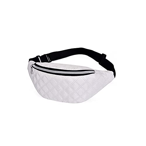 AQQWWER Hüfttasche Taschen Taschen, Herrenbeutel, Taschen der Frauen Taschen, massistische Brusttaschen, Reisen und Freizeit Messenger Bags (Color : White) von AQQWWER