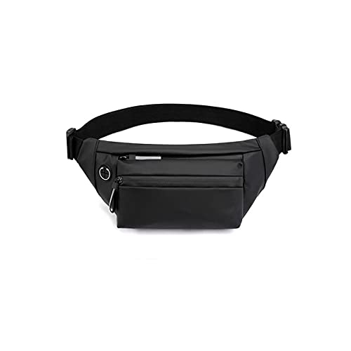 AQQWWER Hüfttasche wasserdichte Frau Taille Tasche Fanny Pack Mode Brust Pack Outdoor Crossbody Tasche Große Kapazität Unisex Gürtel Taschen Hüfte Taille Packungen (Color : Black) von AQQWWER