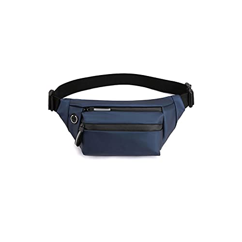 AQQWWER Hüfttasche wasserdichte Frau Taille Tasche Fanny Pack Mode Brust Pack Outdoor Crossbody Tasche Große Kapazität Unisex Gürtel Taschen Hüfte Taille Packungen (Color : Blue) von AQQWWER