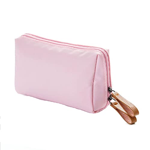 AQQWWER Schminktasche Women Portable Cosmetic Bag Style Women Makeup Bag Pouch Toiletry Bag Waterproof Makeup Organizer Case (Color : Pink) von AQQWWER