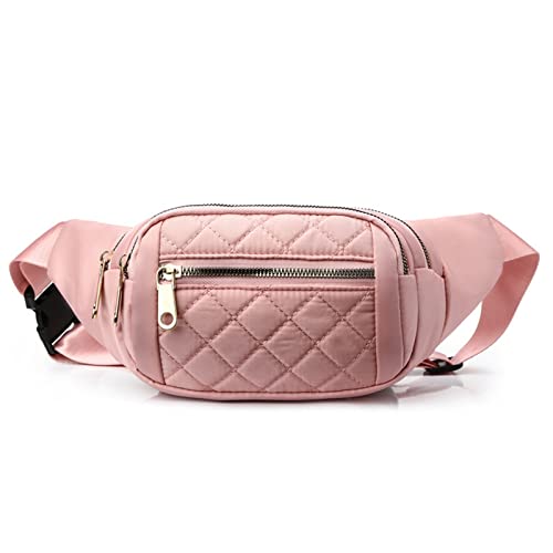 AQQWWER Umhängetasche für Damen Women Plaid Waist Bag Belt Bags Designer Crossbody Chest Bag Ladies Hip Purse von AQQWWER