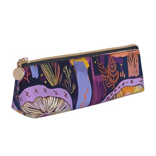 AQRJLPO Federmäppchen, Motiv: helle Pilze, Kunstdruck, niedliches Leder-Federmäppchen, Federmäppchen, Schulbedarf-Organizer, Make-up-Tasche für Jungen, Mädchen, Studenten, weiß, Einheitsgröße AQRJLPO Federmäppchen, Motiv: helle Pilze, Kunstdruck, niedliches Leder-Federmäppchen, Federmäppchen, Schulbedarf-Organizer, Make-up-Tasche für Jungen, Mädchen, Studenten, weiß, Einheitsgröße von AQRJLPO