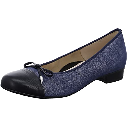 ara Damen BARI Ballerinas, BLAU, 36 EU Schmal von ARA