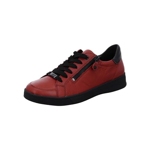 ARA Damen Rom Low-Cut Sneaker, Chilli,SCHWARZ, 37.5 EU von ARA