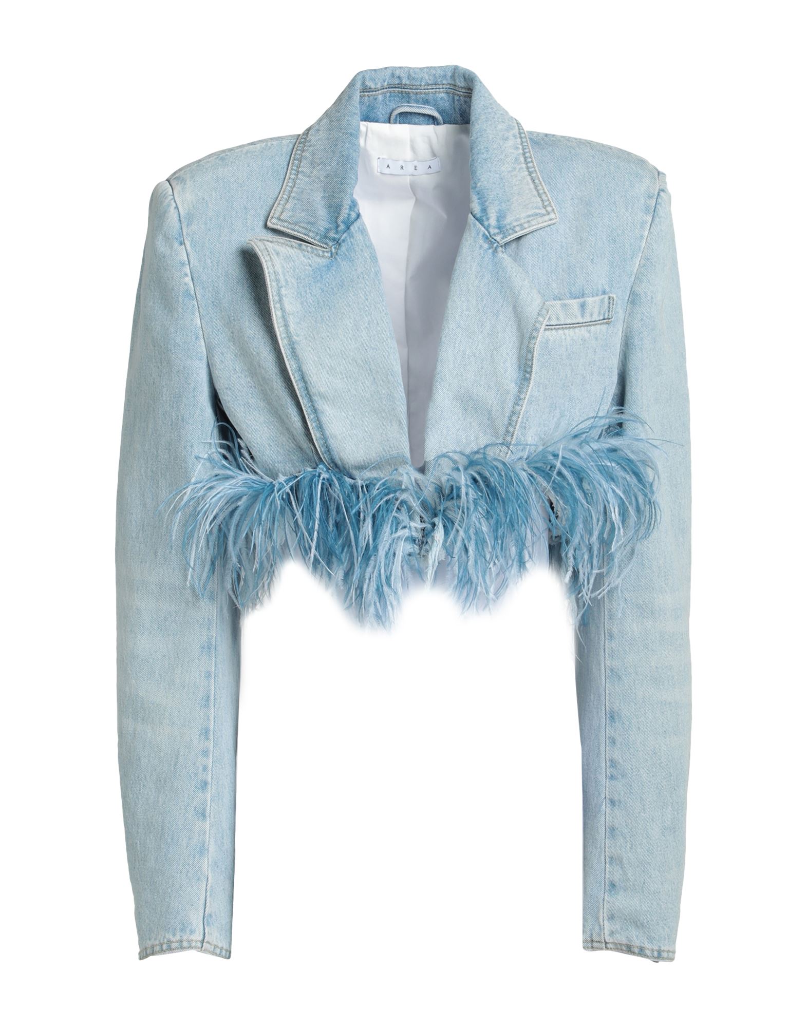 AREA Jeansjacke/-mantel Damen Blau von AREA