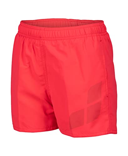 arena Boy's Boys' Beach Short Logo R Swim Trunks, Fluo RED-Dark Olive, 14-15 Jahre von ARENA