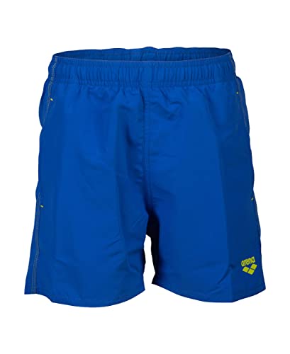 Arena Solid Boxer R Jungen Strand- und Pool-Boxershorts, Badehose aus weichem, recyceltem, schnell trocknendem Material, Strand-Boxershorts mit Netz-Innenslip und Seitentaschen von ARENA