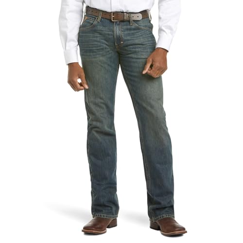 Ariat Herren M5 Slim Stackable Straight Leg Jeans, Swagger, 36W / 32L von Ariat