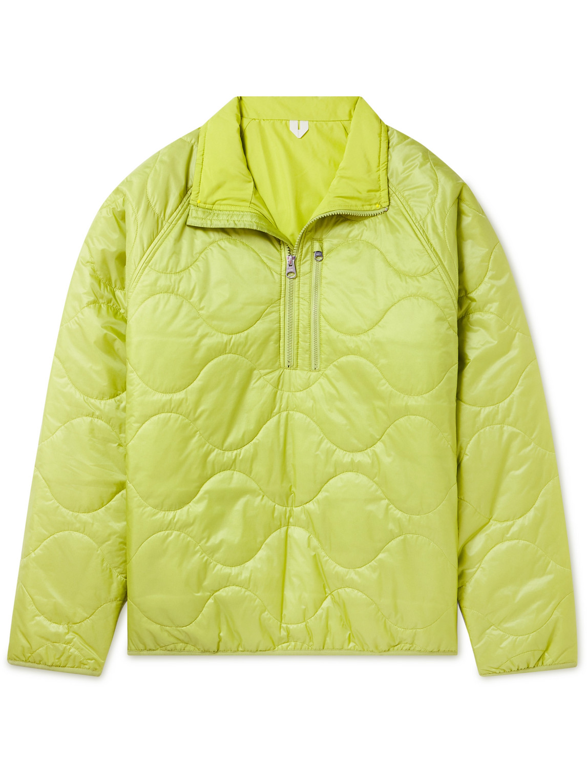 ARKET - Runner Quilted Recycled-Shell Half-Zip Jacket - Men - Green - M von ARKET