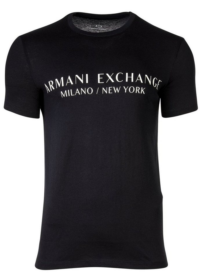 ARMANI EXCHANGE T-Shirt Herren T-Shirt - Schriftzug, Rundhals, Cotton von ARMANI EXCHANGE