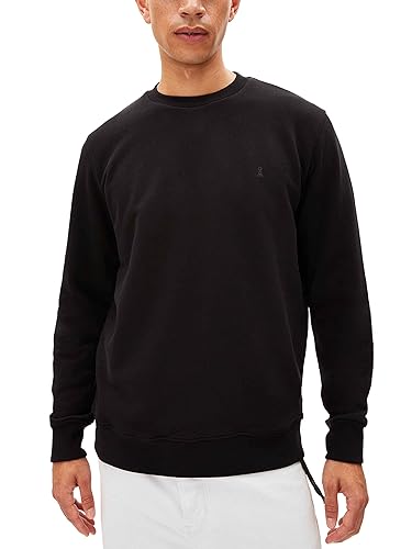 ARMEDANGELS BAARO Comfort - Herren L Black Sweat Shirts, Sweatshirts Rundhalsausschnitt Regular Fit von ARMEDANGELS