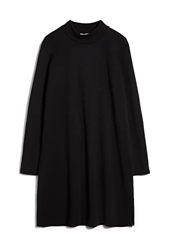 ARMEDANGELS FRIADAA - Damen S Black Kleider Strick Mock-Ausschnitt Relaxed Fit von ARMEDANGELS