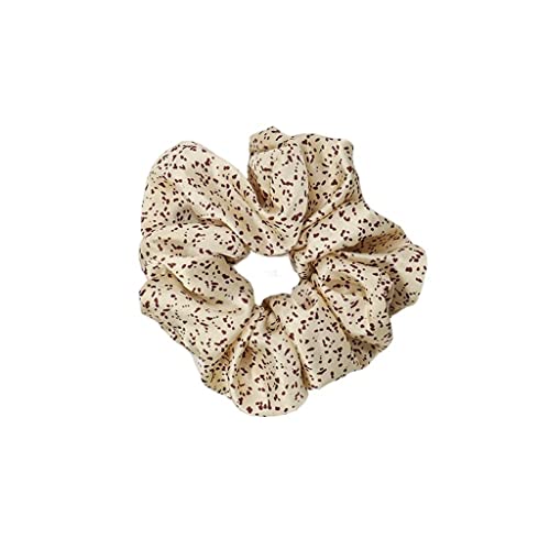 Haarnadel Haargummis/Haarspangen Frühling und Sommer Retro Wellenspitze Dickdarm Haarring Langlebig Nahtloses Haarband Damen Haarschmuck Haarkrallen (Color : Khaki) von ARTSIM