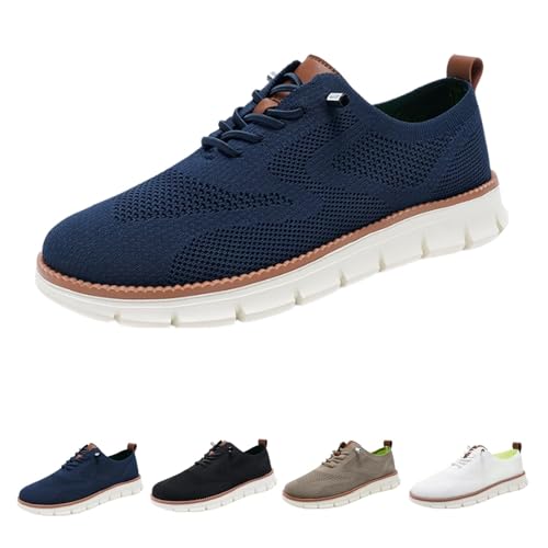 Wearbreeze Herren-Schuhe, urbane, ultra-bequeme Schuhe, Breeze-Schuhe für Herren, atmungsaktive und leichte Mesh-Schuhe, blau, 46 EU von ARZARF