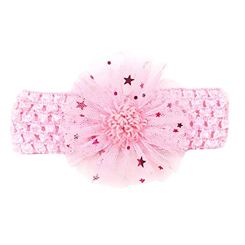 Ohrenschützer Kinder Winter Jungen, Mädchen, feste Spitze, Haarband, Kopfbedeckung, Stirnband, elastisch, Haarschmuck Baby Haarschleife Samt (Pink, One Size) von ARtray