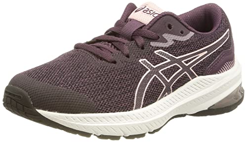 Asics GT-1000 11 GS Running Shoe, Deep Plum/Barely Rose, 32.5 EU von ASICS