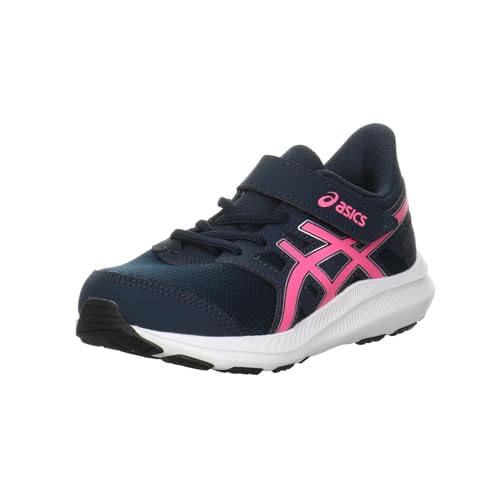 ASICS JOLT 4 PS Sneaker, French Blue/HOT PINK, 34.5 EU von ASICS