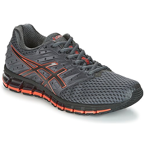 ASICS Mens Quantum 180 Schwarz/Orange Laufschuhe 41 1/2 von ASICS