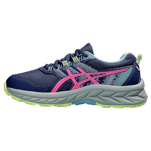 ASICS PRE Venture 9 GS Sneaker, DEEP Ocean/HOT PINK, 35.5 EU von ASICS