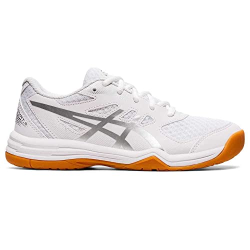 ASICS Upcourt 5 GS Sneaker, White/Pure Silver, 40 EU von ASICS