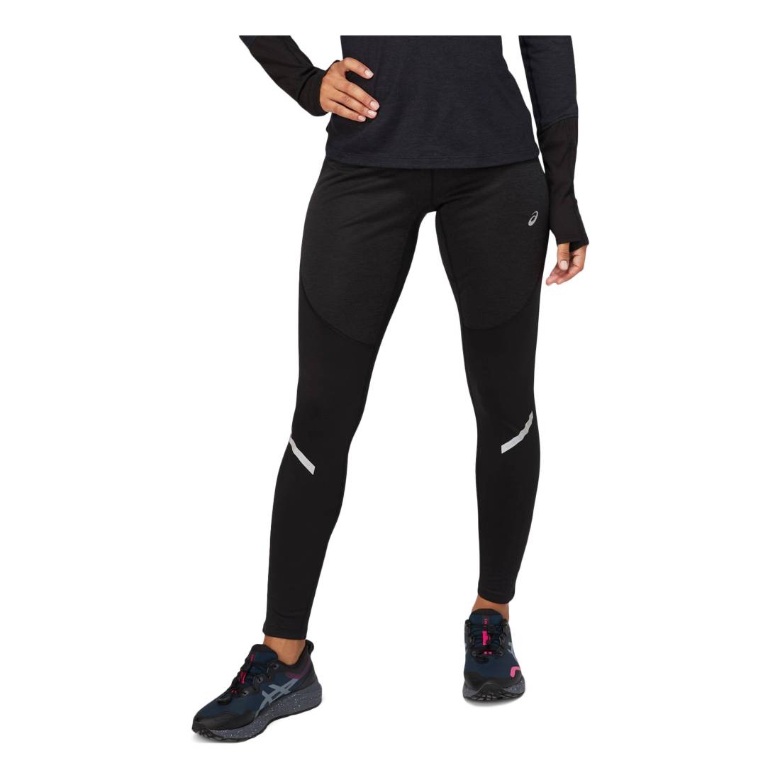 asics LITE-SHOW WINTER TIGHT Damen Laufhose black Gr. XS von ASICS