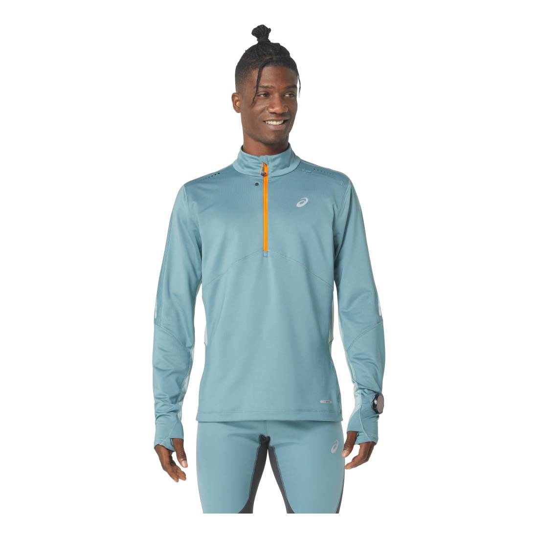 asics WINTER RUN 1/2 ZIP MID LAYER TOP Herren Gr. M von ASICS