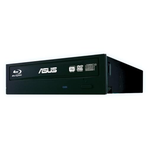 Asus BC-12D2HT Silent internes Blu-Ray Combo Laufwerk (12x BD-R (Lesen), 16x DVD±R (Schreiben), Retail, BDXL, Sata, Schwarz von ASUS