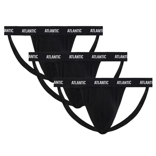 ATLANTIC UNDERWEAR 3er-Pack Herren-Jockstrap, sportlich, minimalistischer Schnitt, Schwarz M ATLANTIC UNDERWEAR 3er-Pack Herren-Jockstrap, sportlich, minimalistischer Schnitt, Schwarz M von ATLANTIC UNDERWEAR