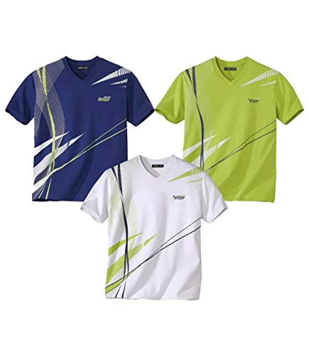 ATLAS FOR MEN - 3er-Pack sportliche T-Shirts - 4XL von ATLAS FOR MEN