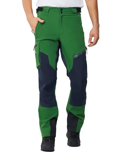 ATLASLAVA Wanderhose Herren Wasserdicht Hose Leichte Zip Off Arbeitshosen für Aktivitäten Outdoor Trekking DRAK Green S von ATLASLAVA