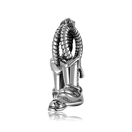 925 Sterling Silber Western Elements Gothic Collection Charm Dangle Beads, Diy Anhänger Geschenk For Frauen Mädchen Kompatibel mit Pandora Troll Chamilia Charm Armband und Halsketten (Color :, AUHOA von AUHOAZ