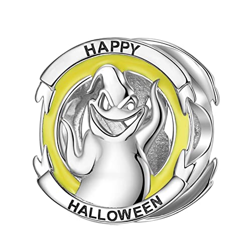 AUHOAZ 925 Sterling Silber Halloween Böser Geist Charm Beads Diy Handgefertigter Anhänger For Pandora Troll Chamilia Biagi European Style Armband & Halsketten Pc1385 von AUHOAZ