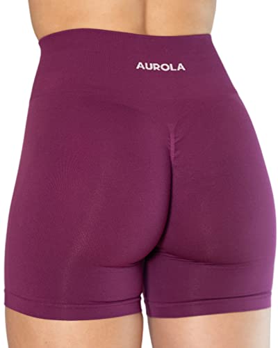 AUROLA Damen Athletic Shorts Hohe Taille Laufshorts Sportlich Kurz Gym Elastische Workout Shorts von AUROLA