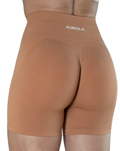 AUROLA Shorts Damen Fitness Trainings Transparente Sommer Laufshorts für Damen, Nahtlose Scrunch-Shorts Helle Farben, Vielleicht Durchsichtig von AUROLA