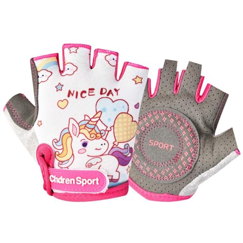 Fahrradhandschuhe für Kinder, Bike Handschuh Jungen Fahrrad Handschuhe Mädchen, Kinder Sport Handschuhe, Kinder Fahrradhandschuhe, Mädchen Jungen Fahrradhandschuhe, Einhorn-Stil Fahrradhandschuhe für Kinder, Bike Handschuh Jungen Fahrrad Handschuhe Mädchen, Kinder Sport Handschuhe, Kinder Fahrradhandschuhe, Mädchen Jungen Fahrradhandschuhe, Einhorn-Stil von AVUELOI