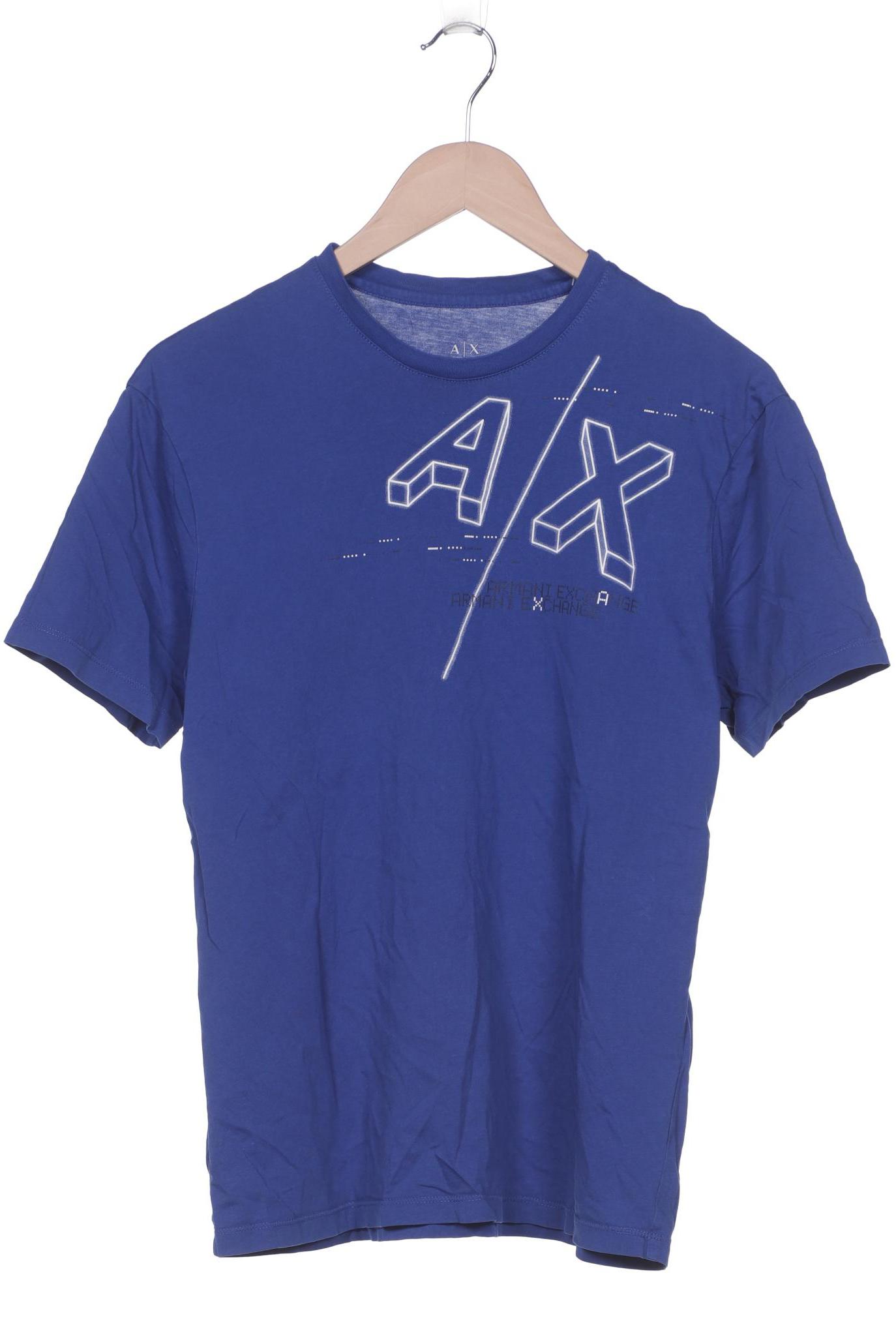 AX Armani Exchange Herren T-Shirt, blau, Gr. 48 von AX Armani Exchange