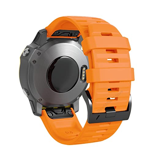 AXPTI 22 x 26 mm Silikon-Sport-Silikonarmband für Garmin Fenix 5X 6X Pro 6 935 5 Plus 3 HR Watch Easyfit Armband Smart Accessories, 22mm Fenix 6 6 Pro, Achat von AXPTI