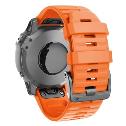 AXPTI 26 x 22 mm offizielle Schraubschnalle, Uhrenarmband für Garmin Fenix 6 7 935 Epix Silikon Easyfit Armband für Fenix 7X 6X 5X Watch, 22mm Fenix EPIX G1, Achat von AXPTI