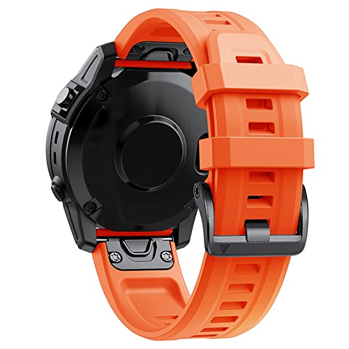 AXPTI 26 x 22 mm offizielle Schraubschnalle, Uhrenarmband für Garmin Fenix 6 7 935 Epix Silikon Easyfit Armband für Fenix 7X 6X 5X Watch, 22mm For S60 S62, Achat von AXPTI