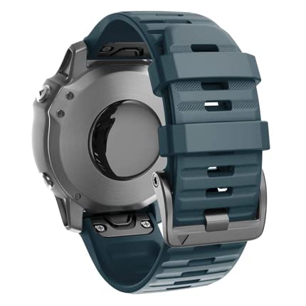 AXPTI 26 x 22 mm offizielle Schraubschnalle, Uhrenarmband für Garmin Fenix 6 7 935 Epix Silikon Easyfit Armband für Fenix 7X 6X 5X Watch, 22mm For S60 S62, Achat von AXPTI