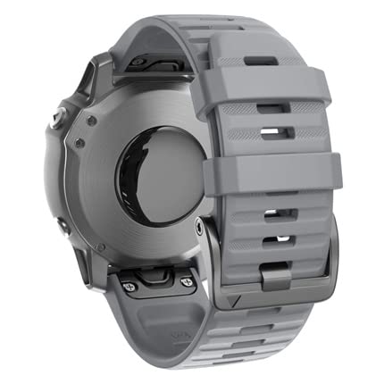 AXPTI 26 x 22 mm offizielle Schraubschnalle, Uhrenarmband für Garmin Fenix 6 7 935 Epix Silikon Easyfit Armband für Fenix 7X 6X 5X Watch, 26 mm, Achat von AXPTI