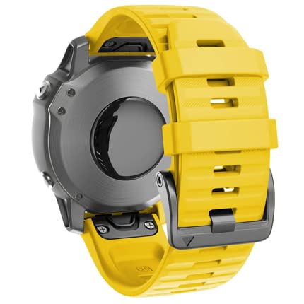 AXPTI 26 x 22 mm offizielle Schraubschnalle, Uhrenarmband für Garmin Fenix 6 7 935 Epix Silikon Easyfit Armband für Fenix 7X 6X 5X Watch, 26mm Fenix 5X Plus, Achat von AXPTI