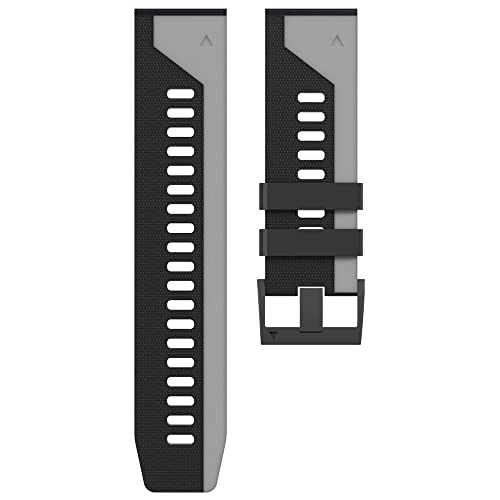 AXPTI Ersatz-Armband für Garmin Fenix 6X 6 Pro 5 5X Plus 3 3HR 945 MK2i MK1 Schnellverschluss Silikon 22 26 mm Band, 22mm Fenix 5 5Plus, Achat von AXPTI
