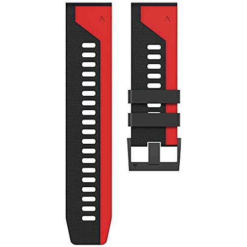 AXPTI Ersatz-Armband für Garmin Fenix 6X 6 Pro 5 5X Plus 3 3HR 945 MK2i MK1 Schnellverschluss Silikon 22 26 mm Band, 26mm Fenix 5X 5XPlus, Achat von AXPTI