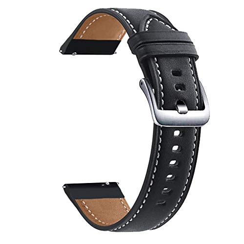 AXPTI Ersatzarmband aus echtem Leder für Garmin Venu 2 Plus Smart-Armband für Garmin Venu 2 SQ Forerunner 245 645 158 Uhrenarmband, 22 mm, Achat von AXPTI