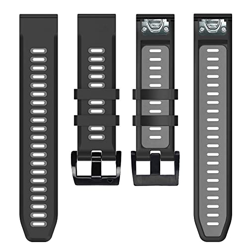 AXPTI Hot Sell 26 22 mm Uhrenarmband für Garmin Fenix 6 6X Pro 5X 5 Plus 3 HR 935 Tactix Delta Weiches Silikonband Smartwatch-Zubehör, For Fenix 5X 5XPlus, Achat von AXPTI