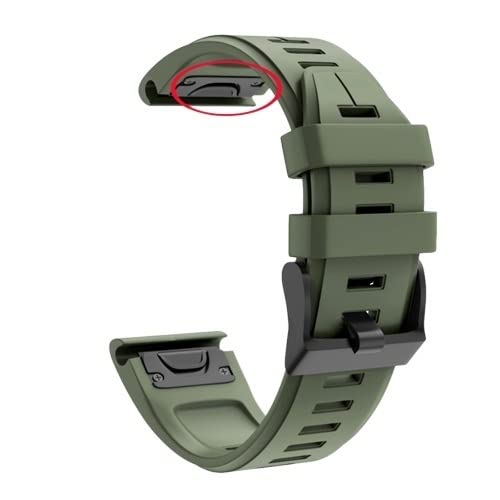 AXPTI Uhrenarmband für Garmin Fenix 7 7X 6 6X Pro 5 5XPlus 3HR Fenix7 Silikon Schnellverschluss Smart Watch Easyfit Armband, 26mm Fenix 3 3HR, Achat von AXPTI