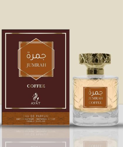 AYAT PERFUMES Oud Collection Eau de Parfum, 100 ml, arabischer Duft, für Männer und Frauen, ein sinnlicher orientalischer Duft, entworfen und hergestellt in Dubai (Khamrah Qahwa) von AYAT PERFUMES