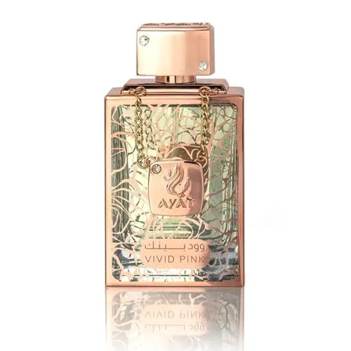 Ayat Perfumes - Eau de Parfum Diamond Series 100 ml Parfum für Damen – Duft Dubai – hergestellt in den Vereinigten Arabischen Emiraten – ein sinnlicher orientalischer Duft (VIVID PINK) von AYAT PERFUMES