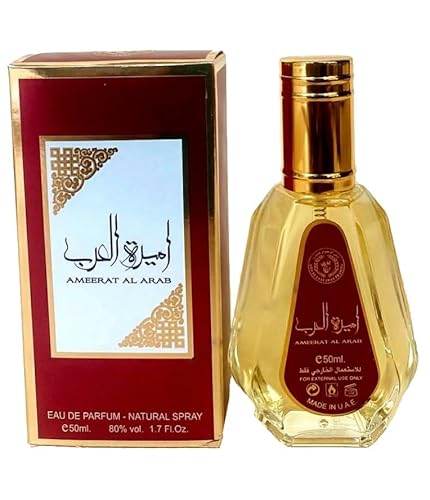 Arab Eau de Parfum Spray 50 ml für Damen, hergestellt in Dubai, orientalischer Duft (Ameerat) von AYAT PERFUMES